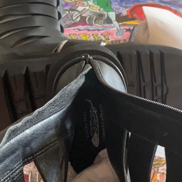 Jeffrey Campbell size 8.5 Black/Noir gladiator boot sandal from Free People - Picture 6 of 12